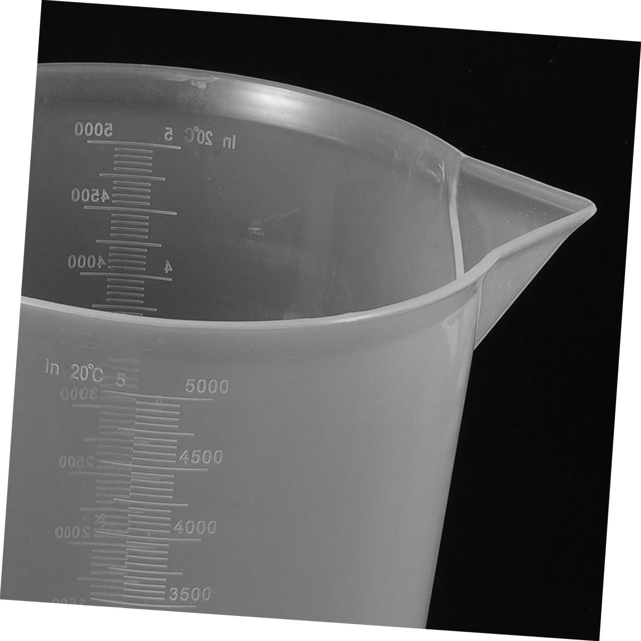 UPKOCH 2pezzi Misurino Graduato in Plastica Marcature Su Entrambi i Lati Per Misurazione Accurata Liquidi Per e