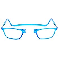 NEW VISION Occhiali, Occhiali Ingrandimento, Occhiali Da Lettura Magnetica, Lunghezza Regolabile Occhiali Da Lettura Uomo Donna, NV2904 (Blu, 2, diotters)