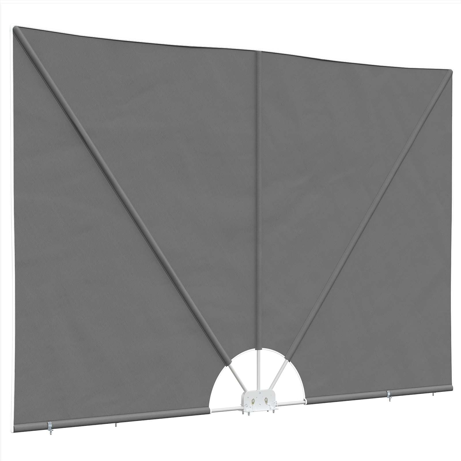 vidaXL Balcony Privacy Screen 240 x 160 cm Polyester Rectangular