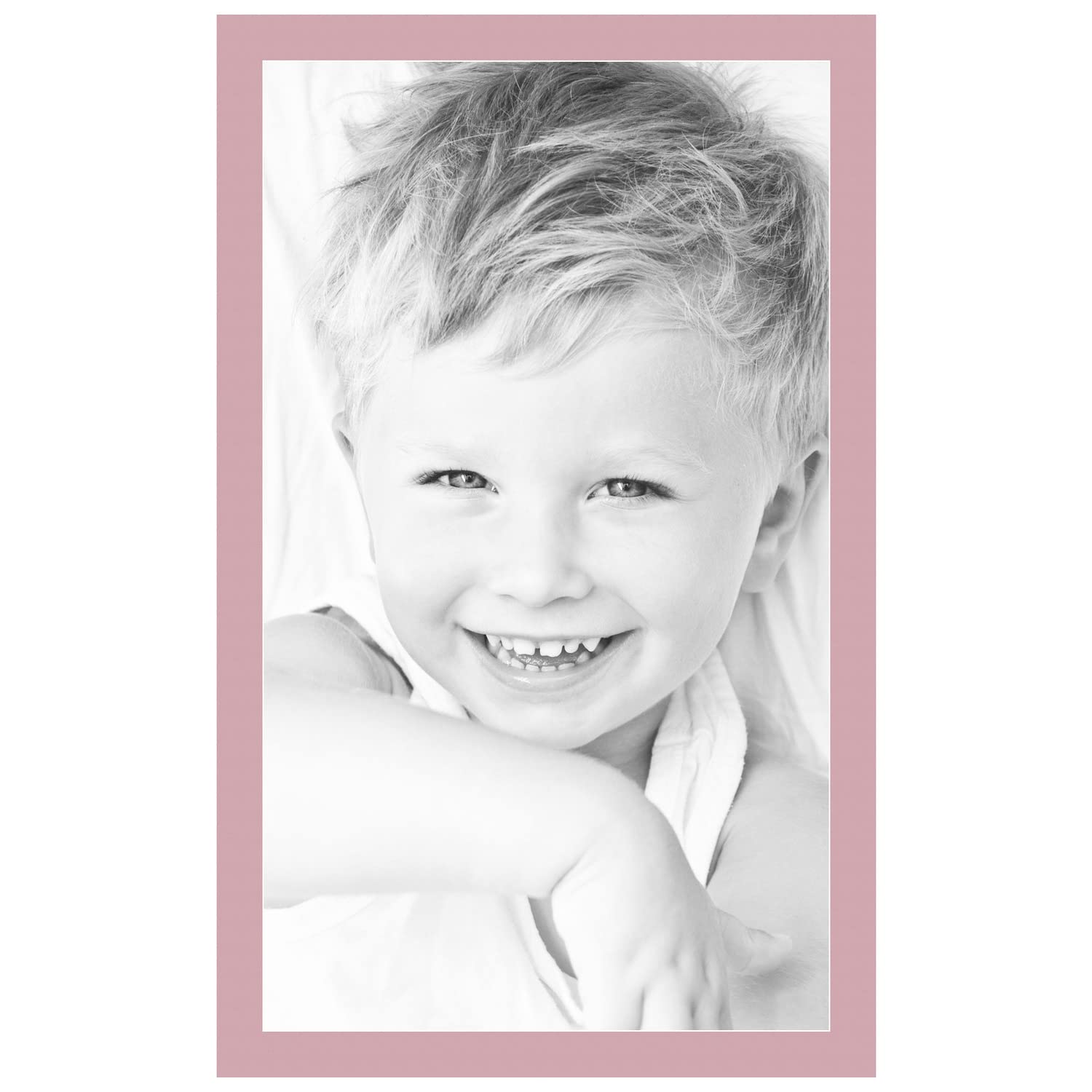 21x36 Soft Pink / Seashell Custom Mat for Picture Frame with 17x32 opening size (Mat Only, Frame NOT Included)