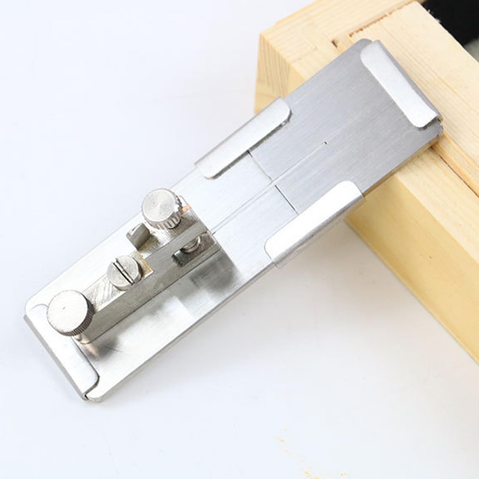 Cortador de fibra, micrótomo de acero inoxidable para análisis de finura, área de corte de 3 x 0,8 mm, 20 um de grosor, ideal para aplicaciones textiles y de fibra