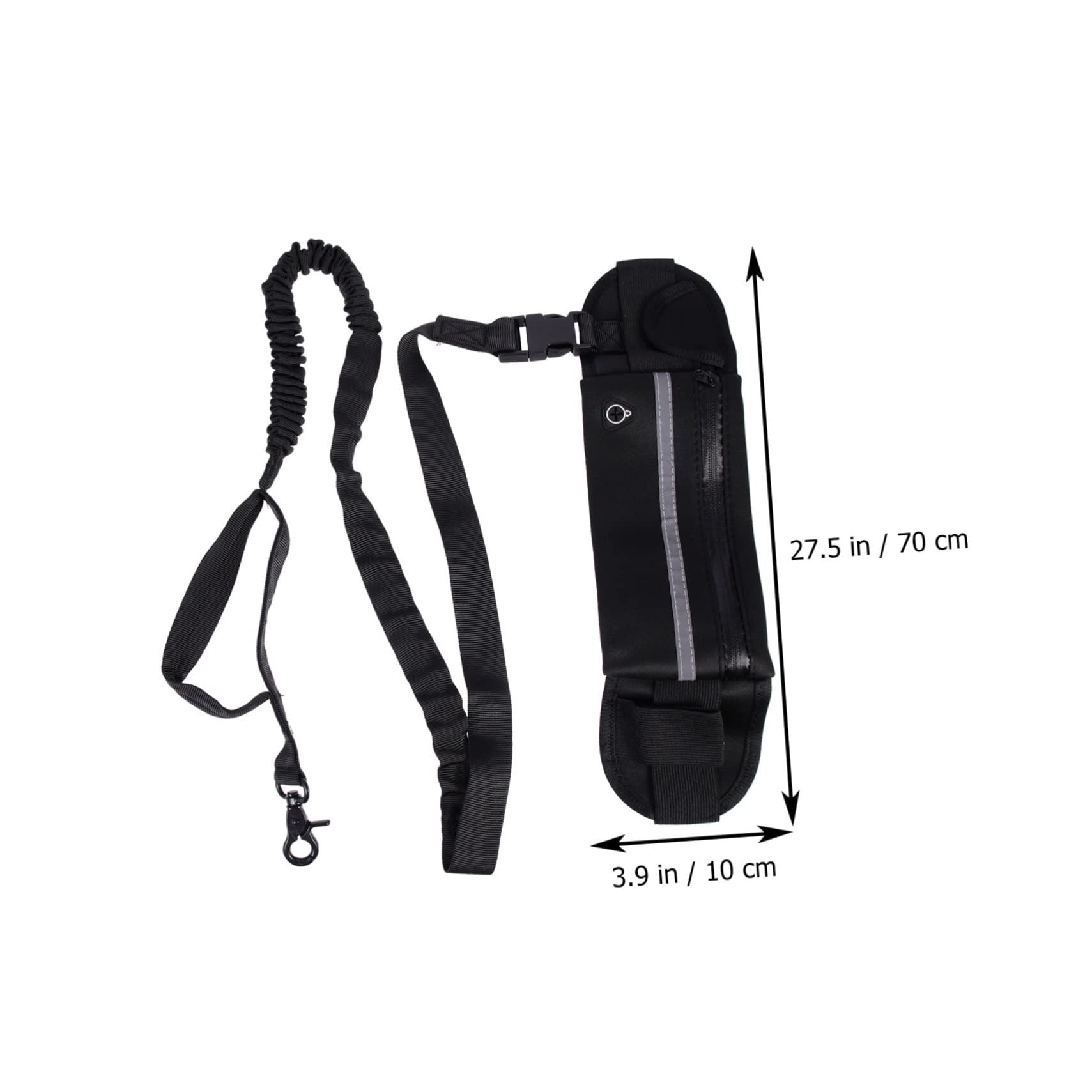 Mipcase Running Leash for Dogs Durable and Strong Pet Leash Reflective Strips 2 Handles for Outdoor Use