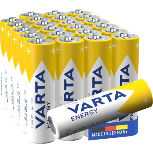 VARTA Batteries AA, Pack of 24, Energy, Alkaline, 1.5 V