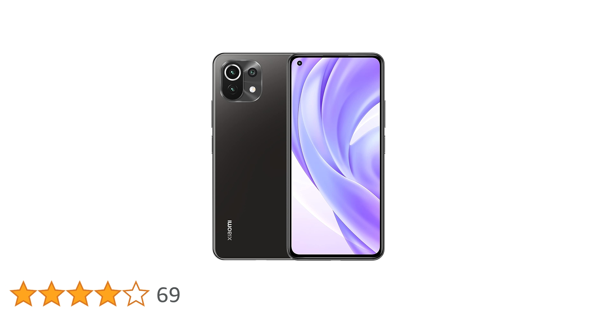 Xiaomi Mi 11 Lite Smartphone RAM 6 GB ROM 64 GB Schwarz