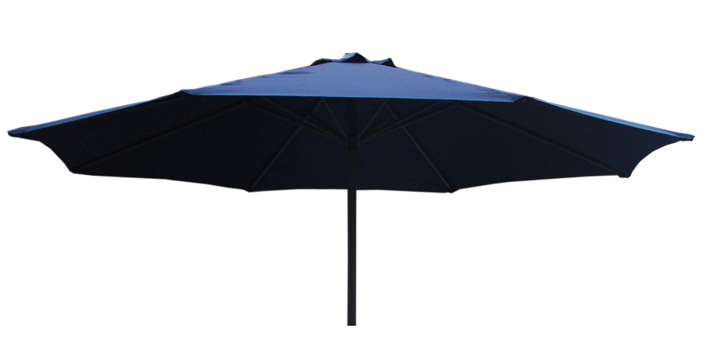 TFS PREMIUM Replacement Parasol Fabric Canopy for Standard & Cantilever Parasols (3m 8arm, Blue PREMIUM)