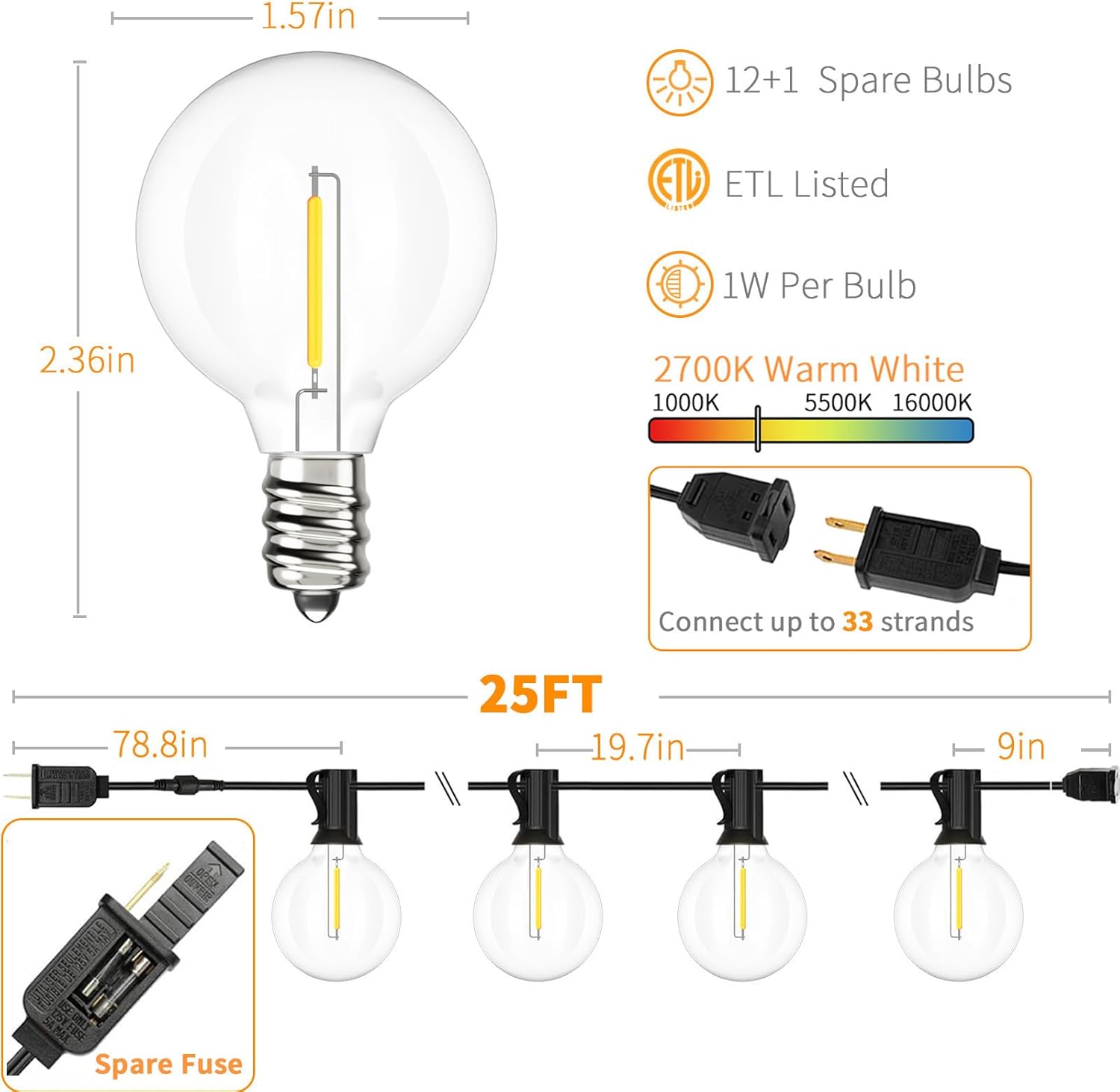 Illuminate Your Outdoors: A Review of Svater 25 FT Outdoor String Lights