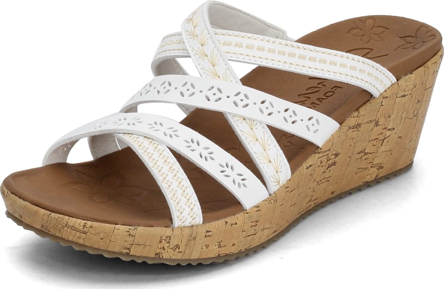 SkechersSkechers Damen Beverlee-Tiger Posse Keilsandale