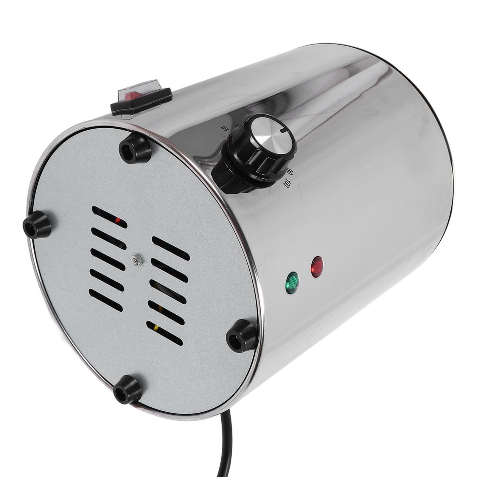 Rechaud Électrique 220V pour Sauce à Fromage en Acier Inoxydable avec Bain-Marie Contrôle de Température 30-100°C pour Nachos, Fondue Familiale, Buffet Traiteur