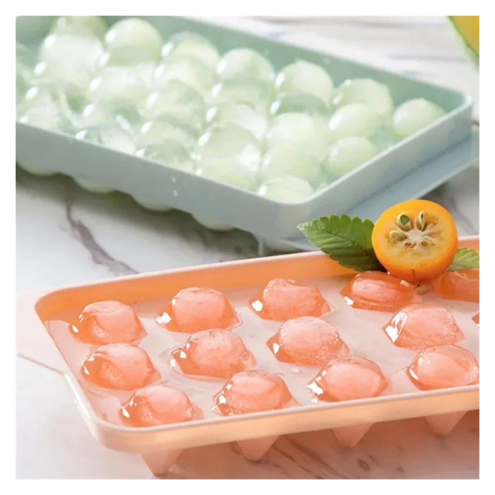 Vassoio for stampi for palline di ghiaccio in PP da 33 griglie