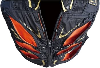 シモツケMJB SMV-340CW フィッシングベスト LLブラック/オレンジ