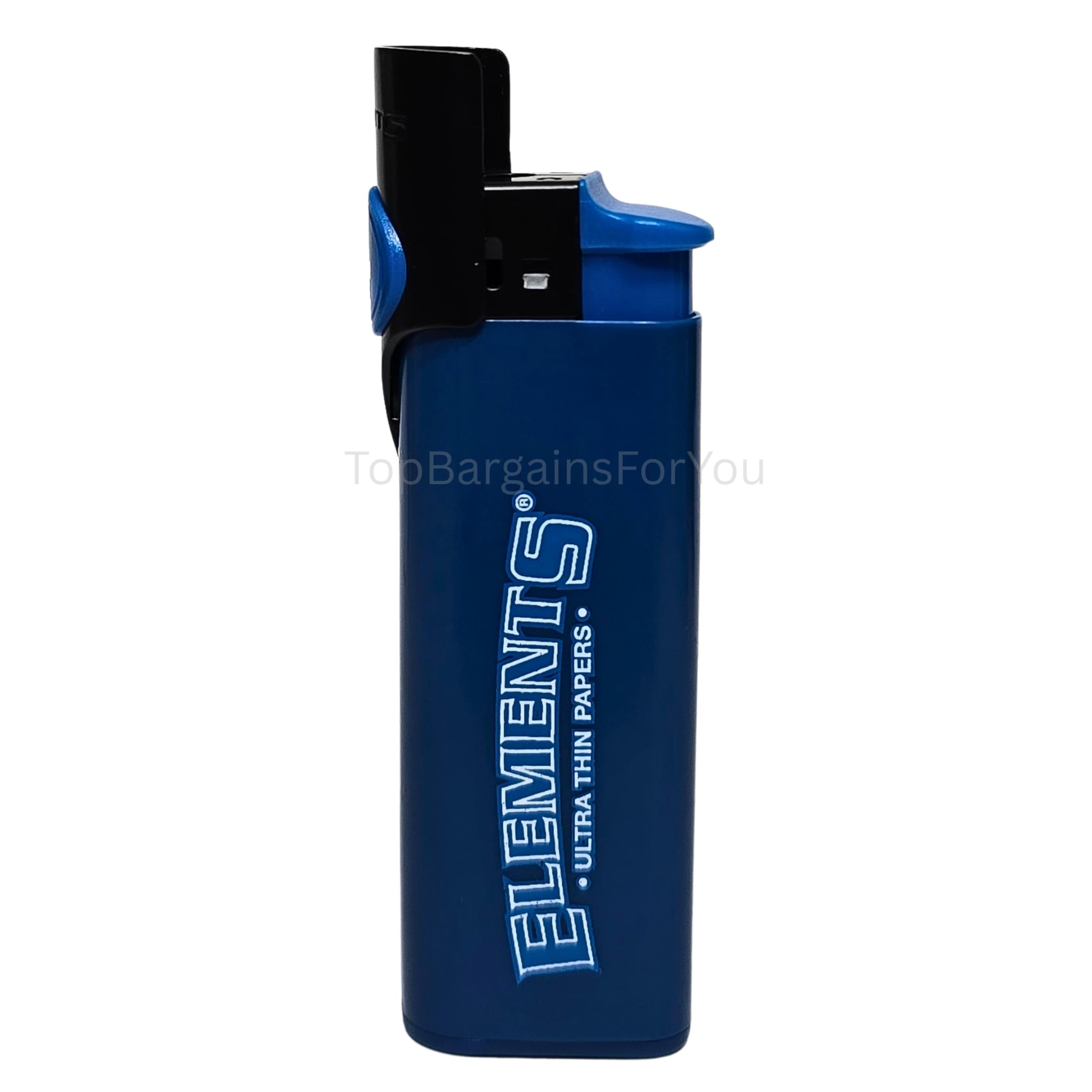 Zactly 1 Elements Blue Phoenix Elements Phoenix Rare Refillable Lighter – Blue Standard Flame Lighter With Built-In Wind-Resistant Shield And Packing Tool Poker Stick – Durable & Reusable Design (1 Elements Blue Phoenix)