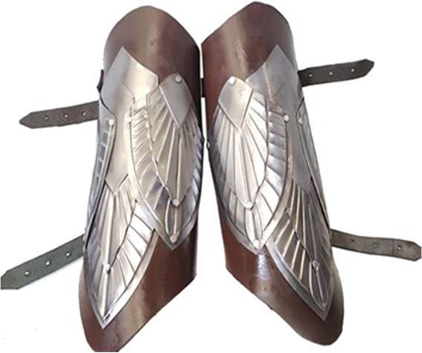 THOR INSTRUMENTS Medieval Vintage Steel Hand Arm Guard Bracers Protection Armor Medieval Metal Armor Style Bracers