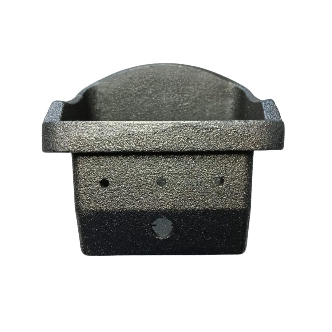 Brasero de hierro fundido para estufa de pellets, cesto con un espesor de 5,7 mm, rejilla perforada