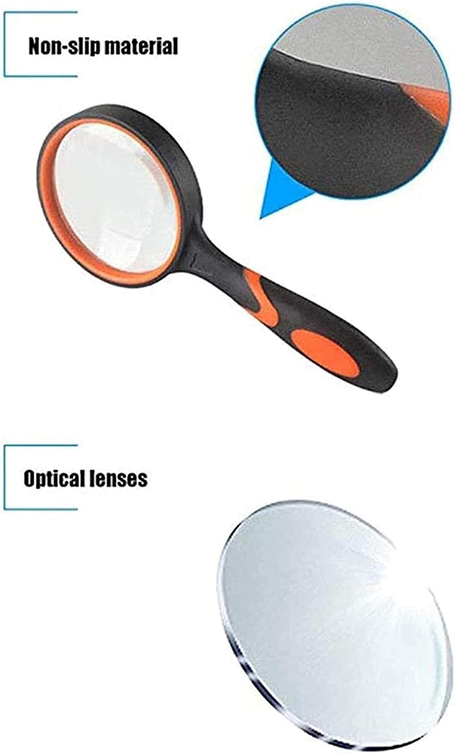 Lesebrille, Kopfmontierte Reparaturlupe 20x, Brillenart, Doppelaugen-Binokularlupe, Uhrenreparatur-Lupe mit Zwei einstellbaren LED-Leuchten, Lese-/Beobachtungslupe