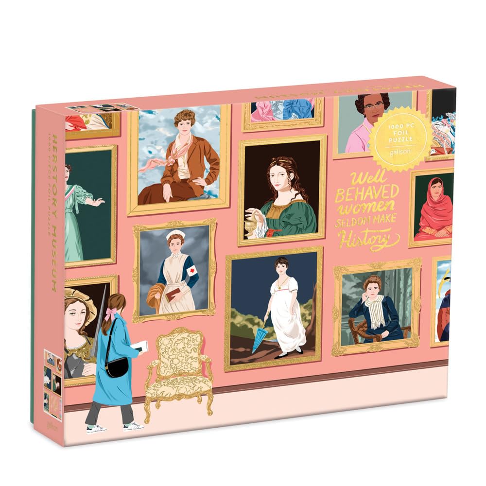 Herstory Museum 1000 Piece Foil Puzzle by Galison (Jigsaw)