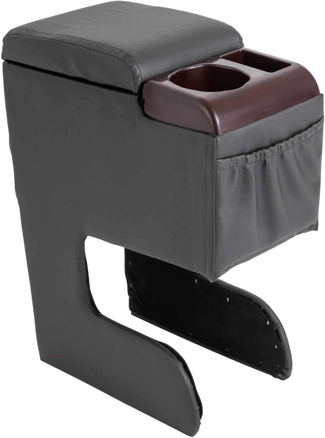 Auto Armrest Cover Protector Universal Car Armrest Pad Storage Box with Cup Holder Phone Slot Soft Sponge Front Center Console Cover Interior Accessories