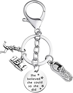 Marathon Runner Gifts 26.2 13.1 Marathon Keychain Marathon Jewelry Running Gifts