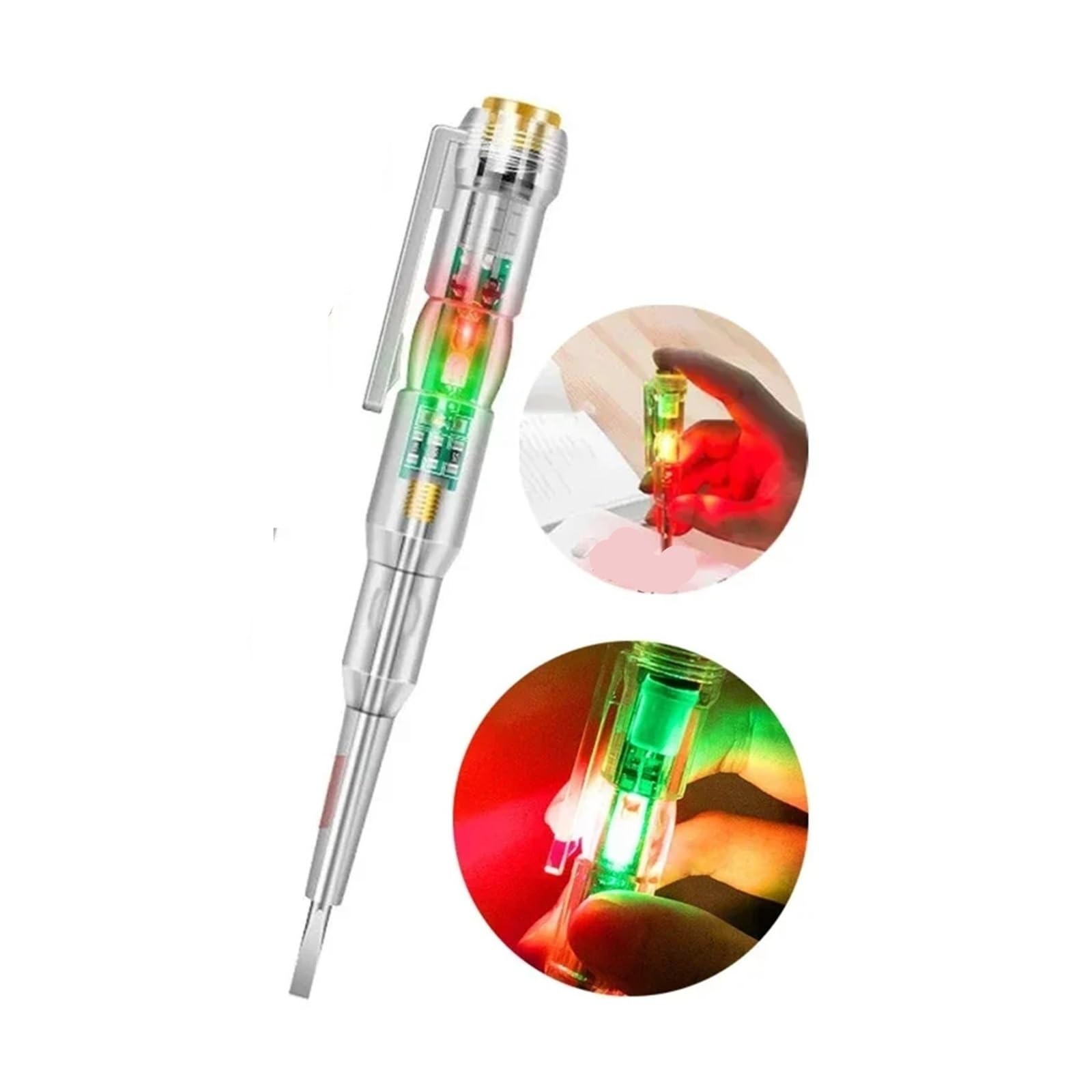 Spannungsmesser 6er-Pack Intellinter Spannungsprüfstift, Induktions-Leistungserkennungsstift, Stromzähler, Schraubendreher, Anzeiwerkzeug