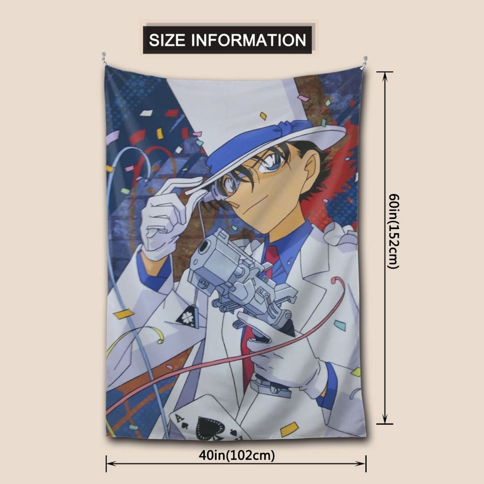 Amazon.co.jp: 怪盗キッド4 タペストリー おしゃれ 装飾布 モダンな 