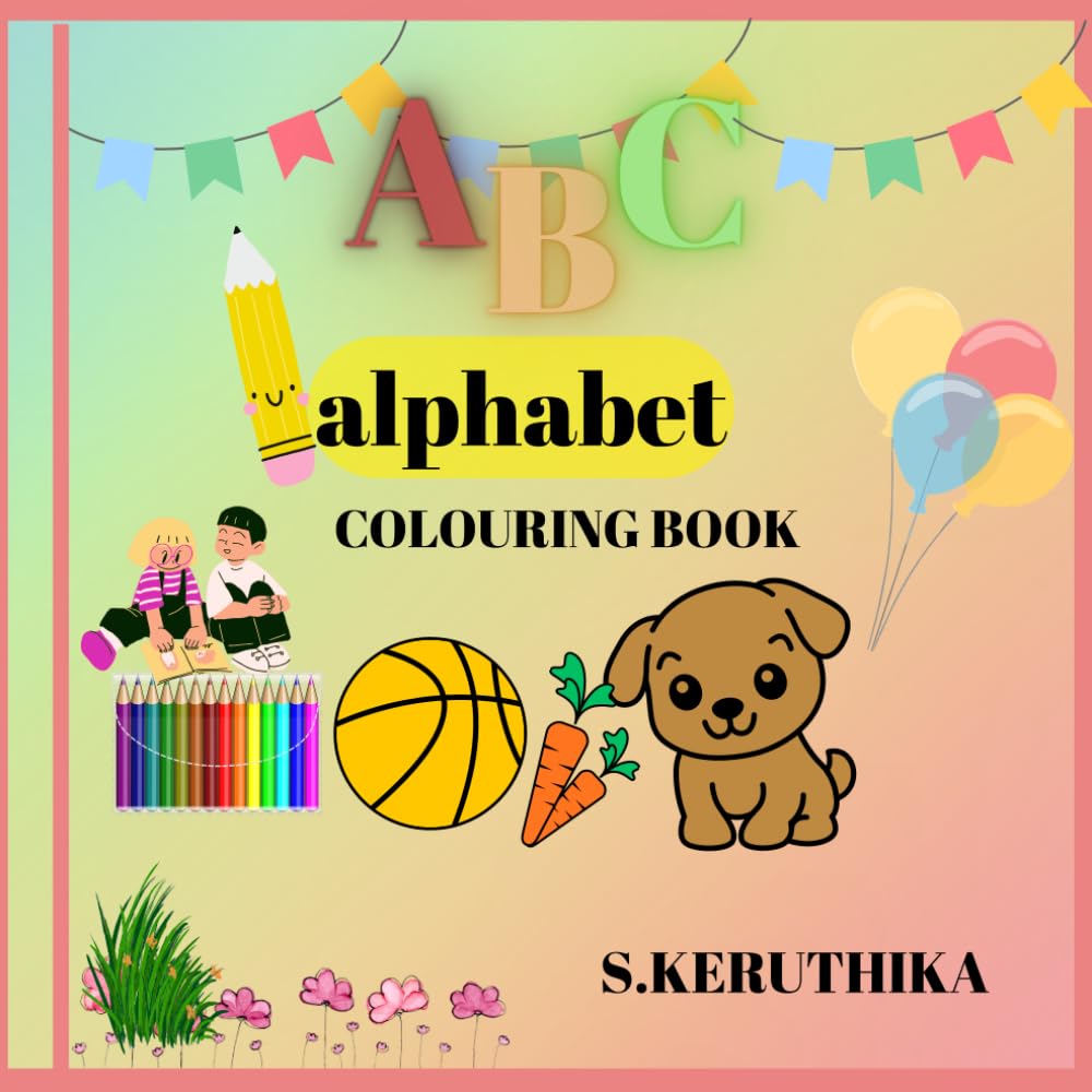 ABC Alphabet colouring book