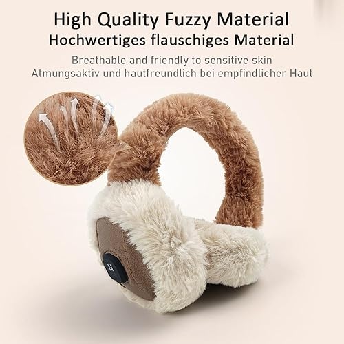 Miniatura 2 de Aroma Season Calentador de oídos con calefacción, orejeras para invierno para mujeres y hombres, banda ajustable