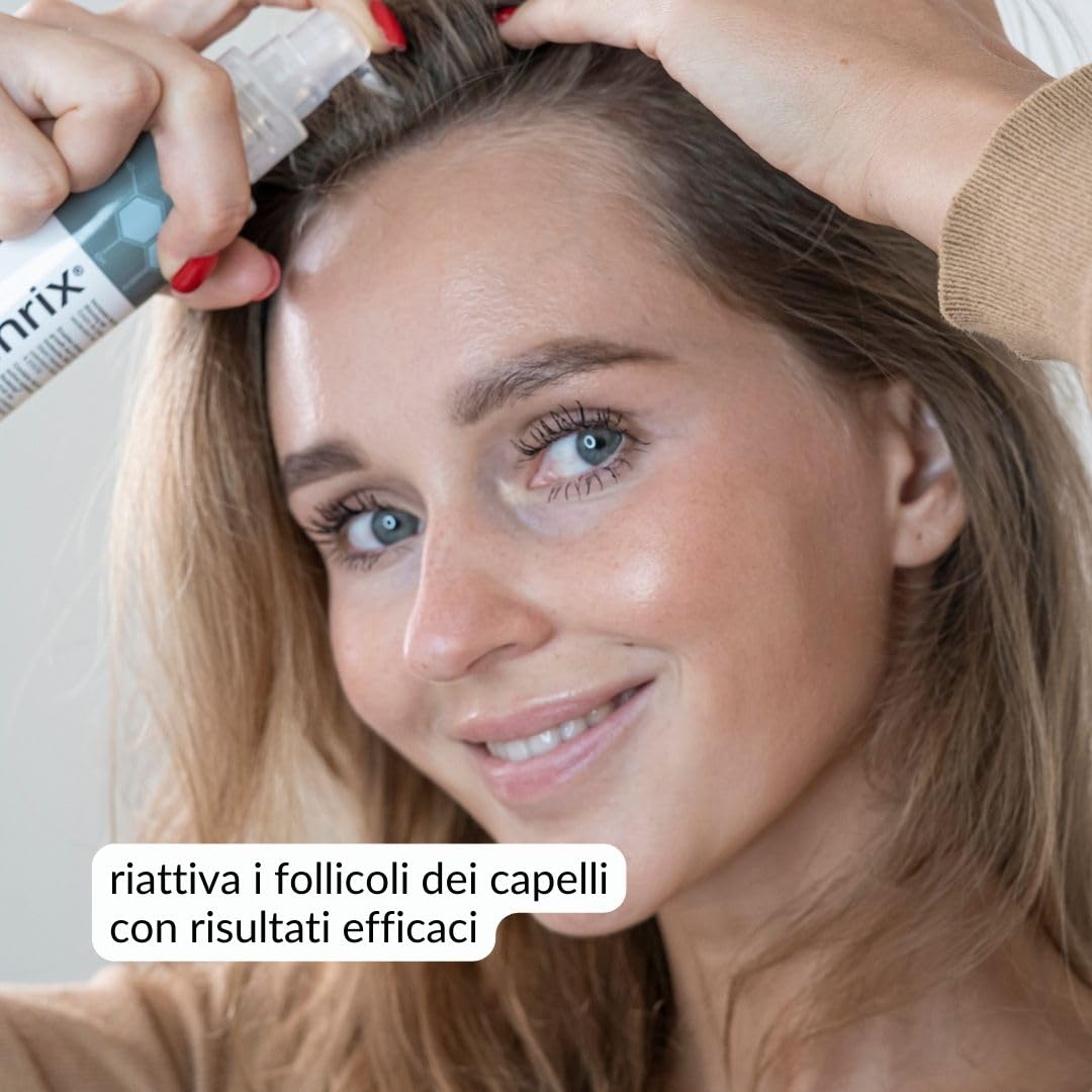 Attivatore della Crescita dei Capelli - 100 ml Spray - Crescita Più Veloce per Donna e Uomo - Trattamento Efficace dei Capelli Danneggiati