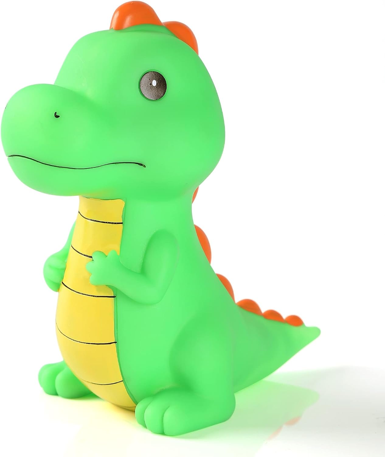 H&W Dinosaur Money Bank(Light Green), Shatterproof Tyrannosaurus Rex Piggy Bank, First Coin Bank, Best Christmas Birthday for Kids Boys Girls Home Decoration