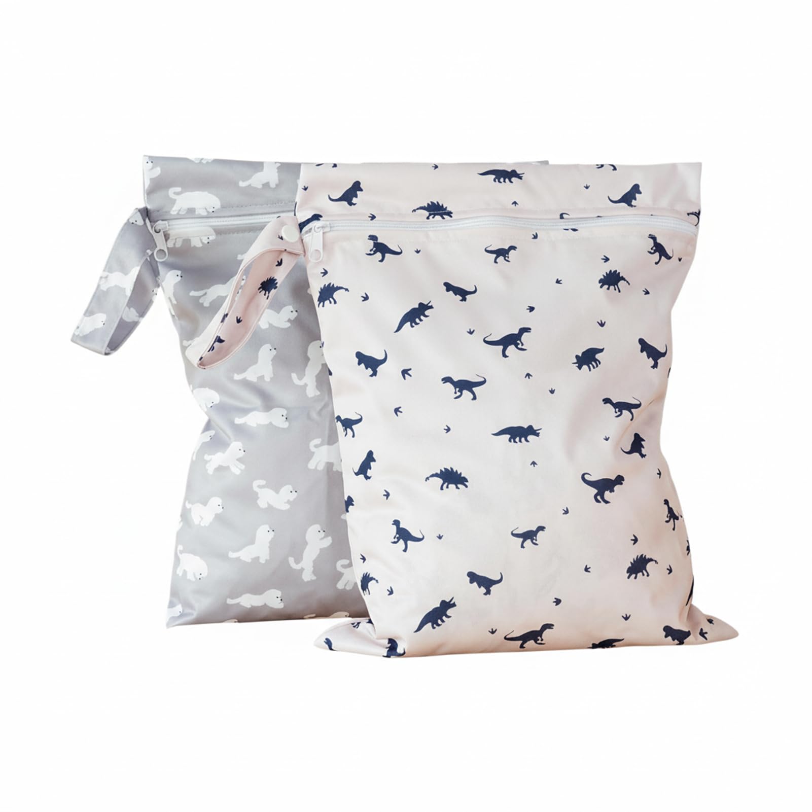 Zambuph Environmentally Friendly And Reusable Sleek Wet Dry Bags For Diaper Bag And Cloth Diapers Waterproof Easy For Pool Cloth Diapers For Babies Wet Bags, ZP015-04