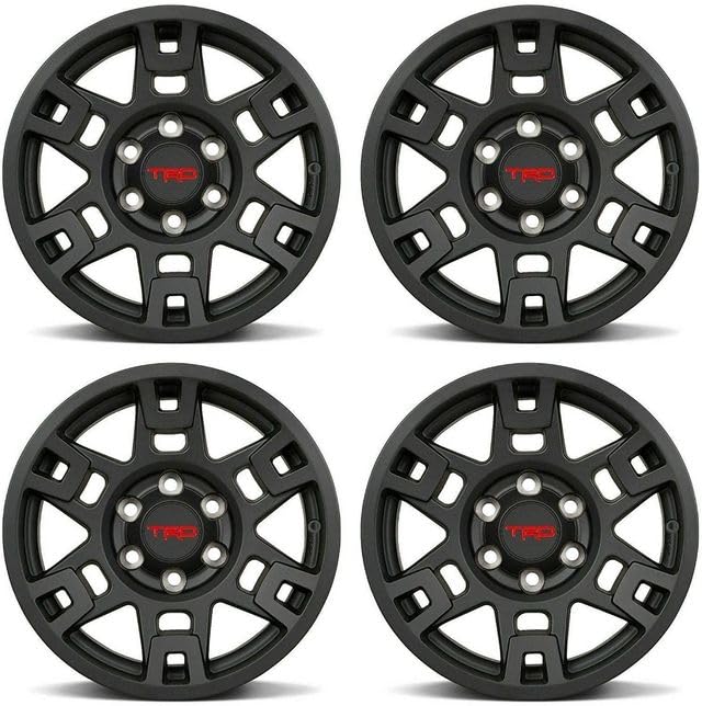 Genuine Toyota 4Runner TRD PRO Matte Black Wheels PTR20-35110-BK (Fits: 4Runner - Tacoma - FJ...