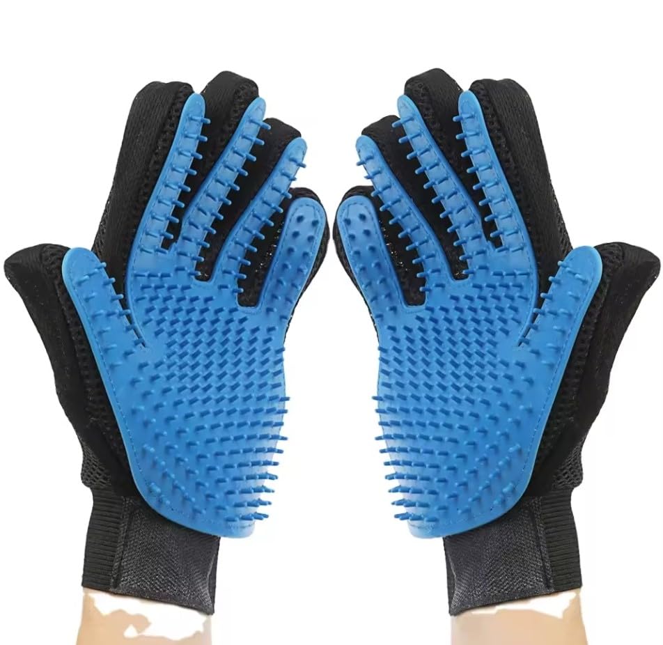 LINN Gentle Pet Grooming and Deshedding Glove Brush - Five Finger Enhanced Massage Mitt for Dogs and Cats with Long or Short Fur - 1 Pack (Right Hand) (B0D4SH428J) Amazon Price History, Amazon Price Tracker