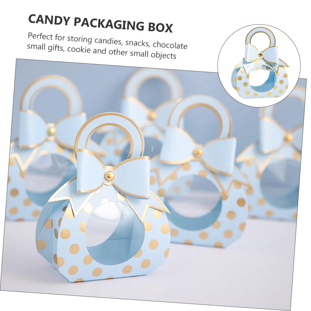 OATIPHO 50stücke Geschenkverpackungsboxen Aus Hochwertigem Material Für Süßigkeiten Snacks Und Kleine Geschenke Für Hochzeiten Partys Und Mehr Mit Transparentem Sichtfenster Und Praktische