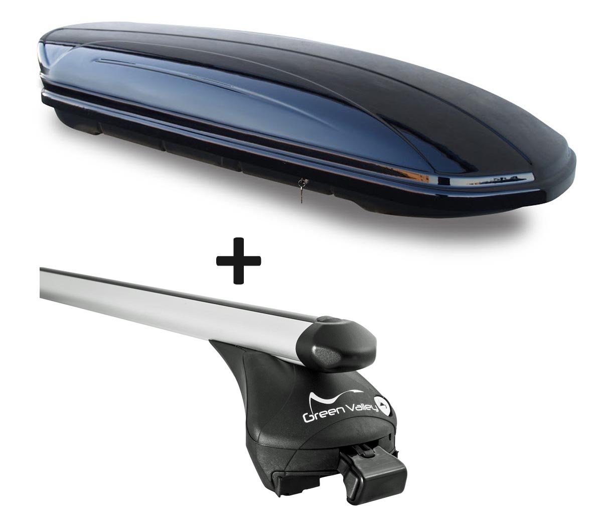 Buy VDP Roof Box Gloss Black Maa 580 Car Roof Rack Roof Luggage Rack