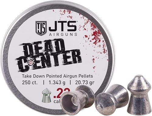 Dead Center Precision .22 Cal, 20.73 granos, puntiagudo, 250 unidades, paquete de ampollas