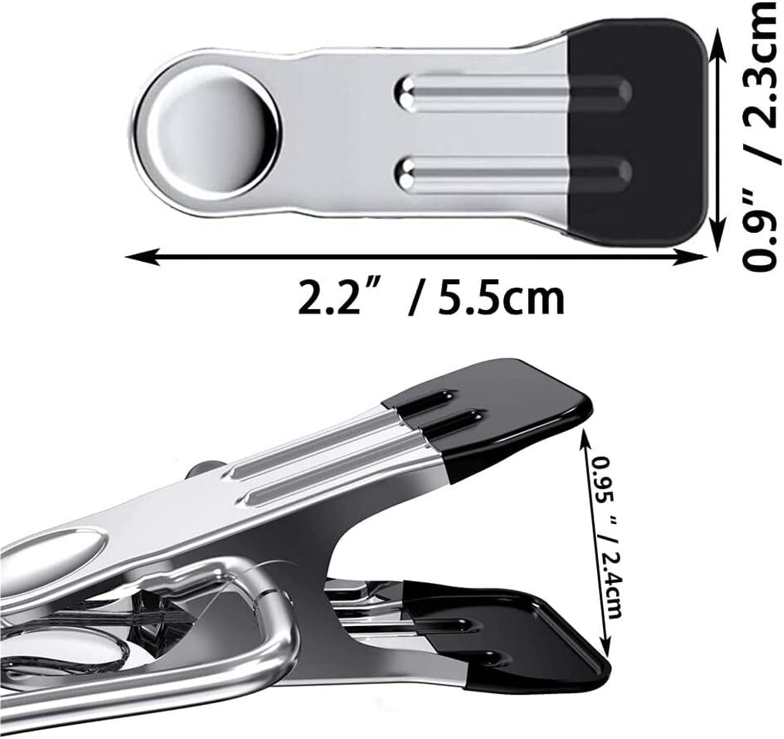 Handtuchklammern Robuste Wäscheklammern for Aufhängen von Kleidung, Starke Klammern aus Edelstahl for Basteln, Strandtuch, Küchensocke, Stoff(50ps)