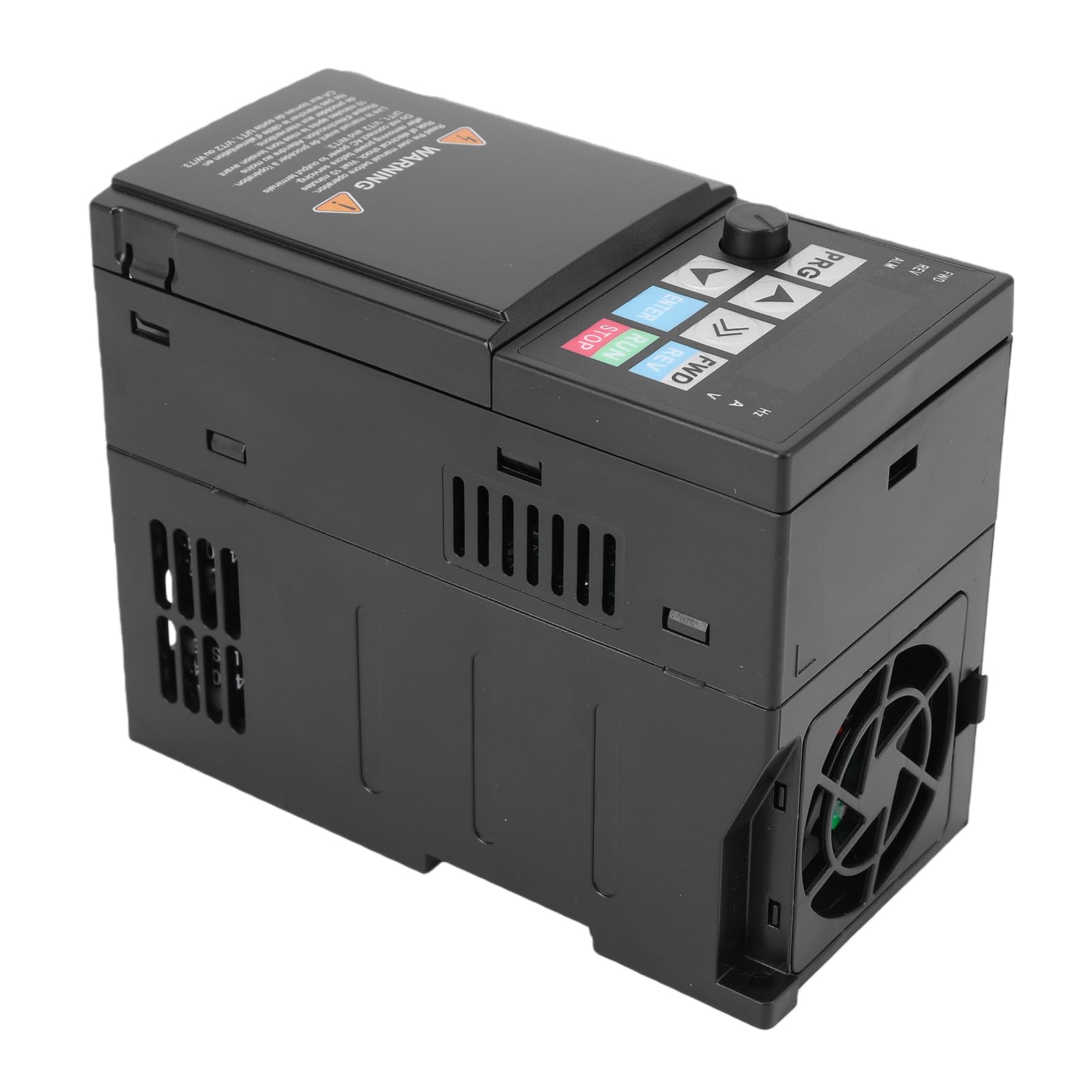 Jeffergarden Convertitore di Frequenza Vettoriale 1,5KW Ingresso Monofase a Uscita Trifase Convertitore di Frequenza Variabile 0-500Hz 7A con Protezione da Sovraccarico Intelligente per il