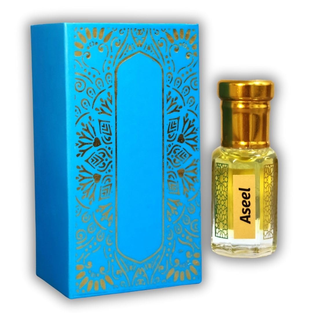 Reem Fragrances Aseel Original Attar | Long Lasting Alcohol Free | Oriental Fragrance | 6 ml
