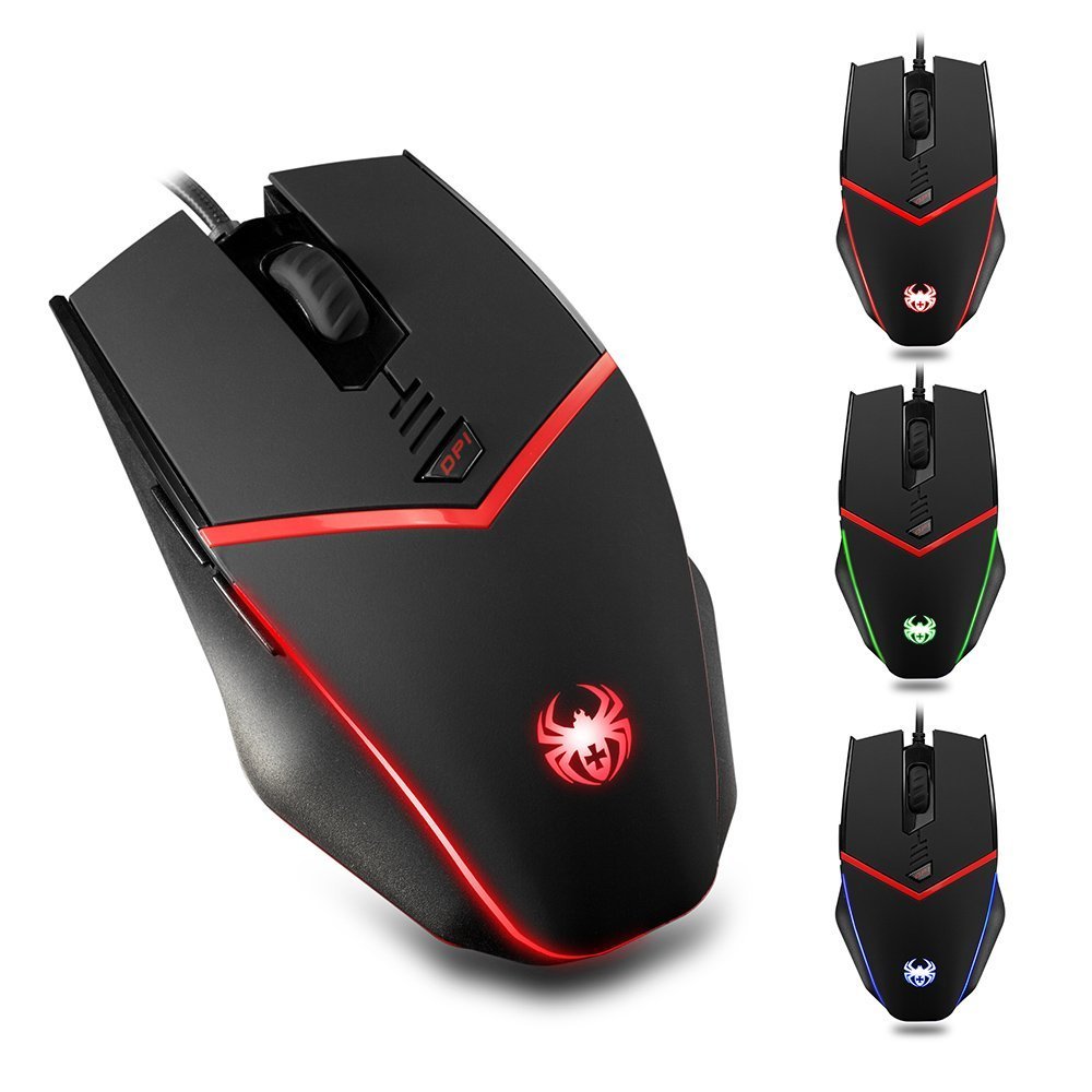 Zelotes C13 Programmable Gaming Mouse,6 Programmable Buttons