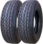WANDA Set 2 Free Country Trailer Tires ST 205/75D15 Deep Tread- 11021