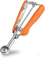 Vista 22 de Cuchara para Galletas Extra Pequeña 1 cucharadita, Cuchara para Helado Mini Profesional de Acero Inoxidable 25 mm, Cuchara para Bolas de Melón
