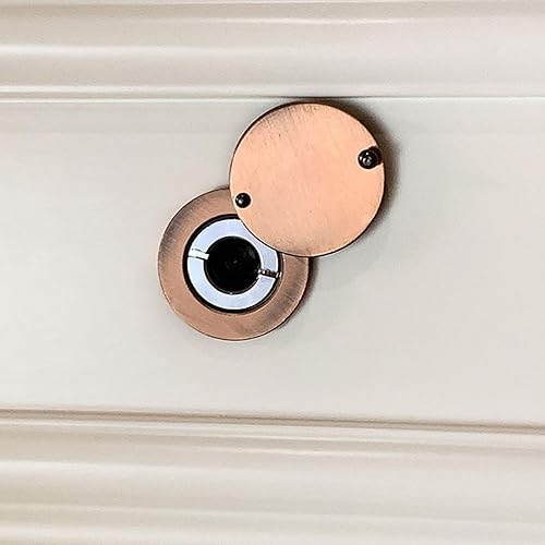 Miniatura 5 de Cubierta de mirilla, cubiertas de agujeros para puerta, protección de privacidad para seguridad del hogar con herramientas de instalación