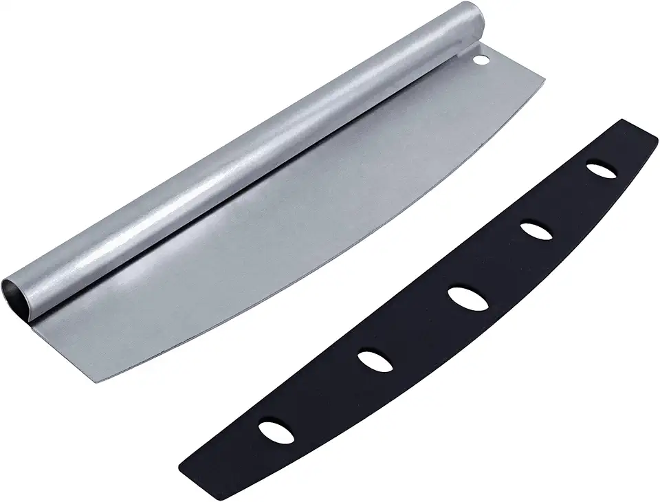 Cortador de Pizza em Aço Inox, Lâmina Curvada, Ergonômico