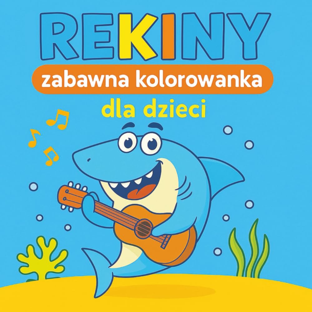 Rekiny - zabawna kolorowanka dla dzieci: Podwodny świat pełen uśmiechu i kreatywności