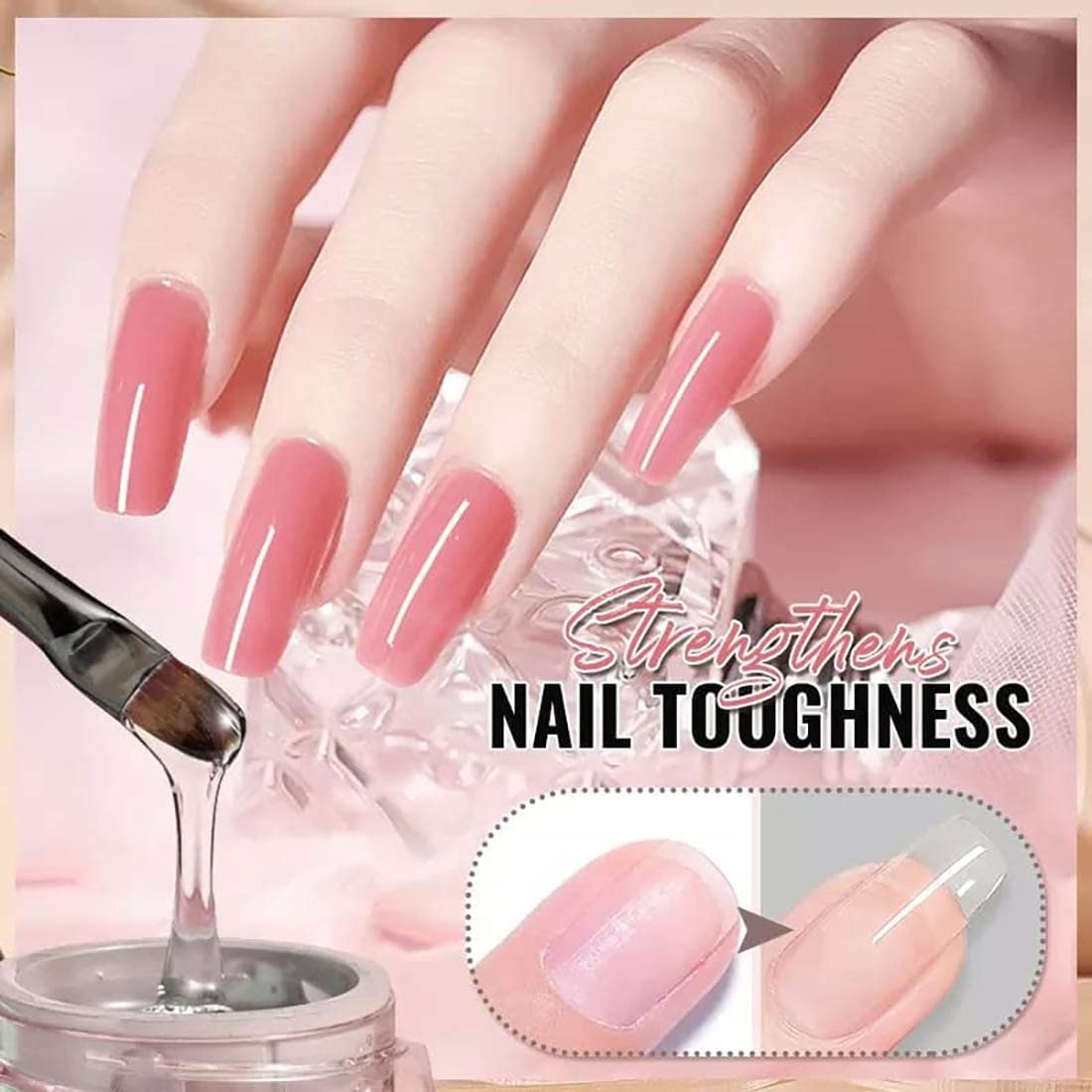 Amazon.co.jp: ネイルリペア＆エクステンドファイバージェル、ネイル