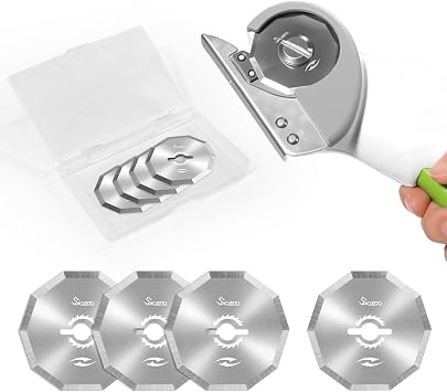 4PCS HHS Replacement Rotary Blades for Electric Scissors,Rotary Cutter Blades