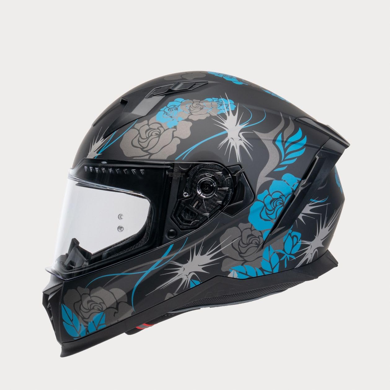 EROS FELINE Casco integral con visera solar | Homologado ECE 22.06 | Casco Full-Face Moto y Scooter | Mujeres y Hombres | Tallas XS-XL