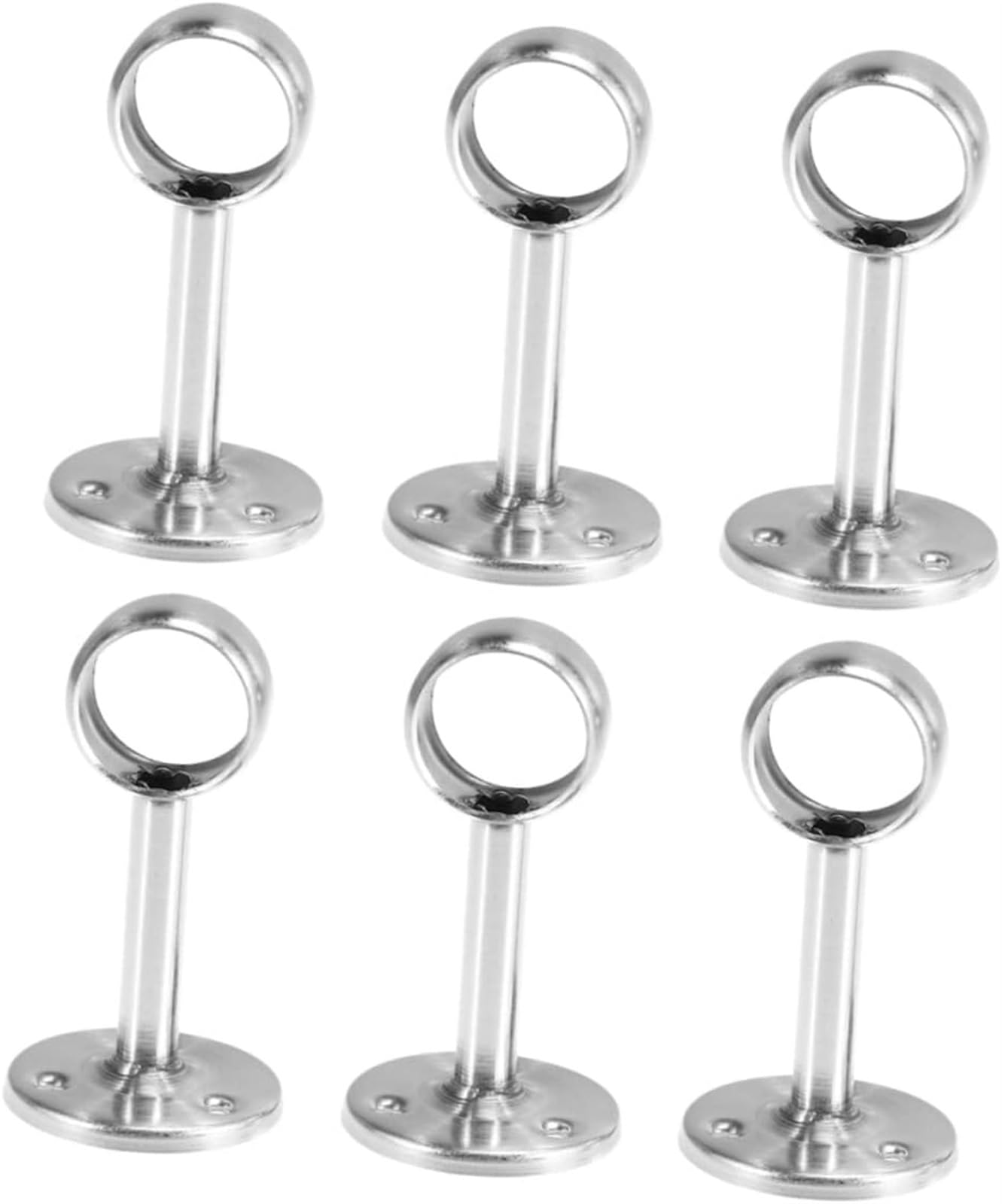 Supports de rideaux, supports de rideaux, 12 pièces, support de tringle de plafond, support de barre de placard, support central de tringle de placard, supports de tringle de plafond, supports de trin