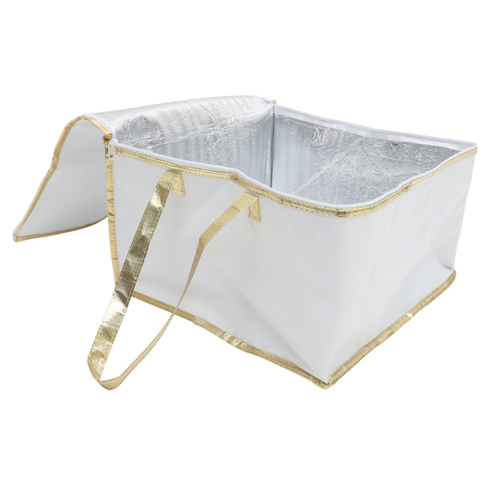 Alipis Portable Insulated Food Bag for Take out Cake Storage Lightweight Cloth Material for Outdoor Travel Camping and Picnics Bag Random Color