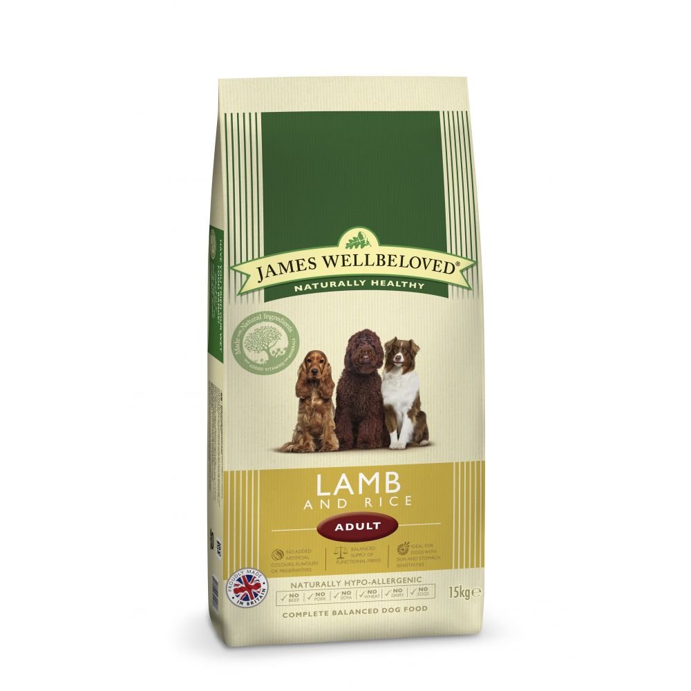 Crown Pet - James Wellbeloved Dog Adult Lamb & Rice - 15kg — image 1