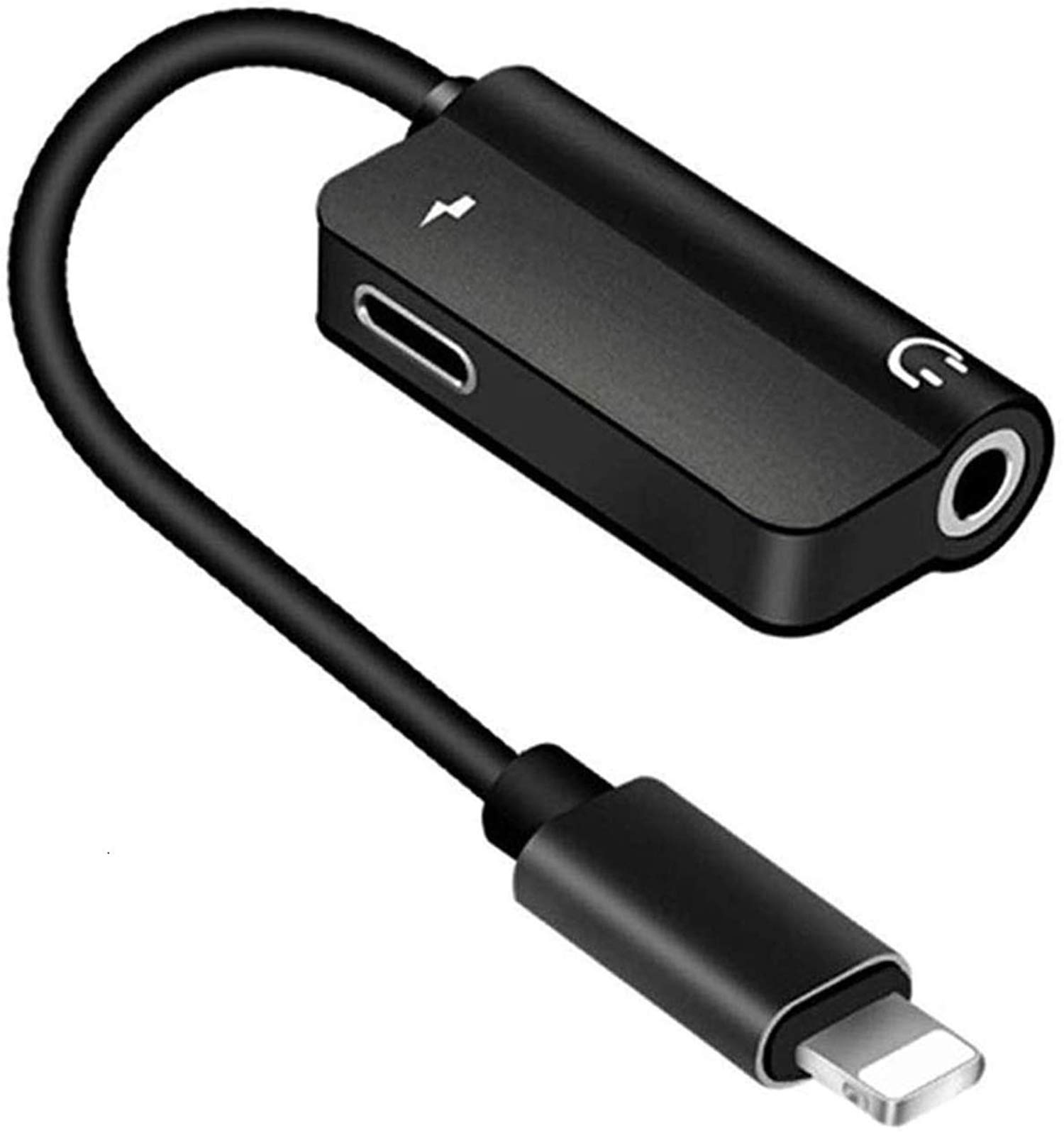 DELFINO Headphone Adapter Dongle, 3.5mm Headphone Jack AUX Audio Adapter for IPhoneX/Xs Max/IPhone11/IPhone12/IPad/IPod Connector Music and line Converter Support for the Latest iOS 14.2