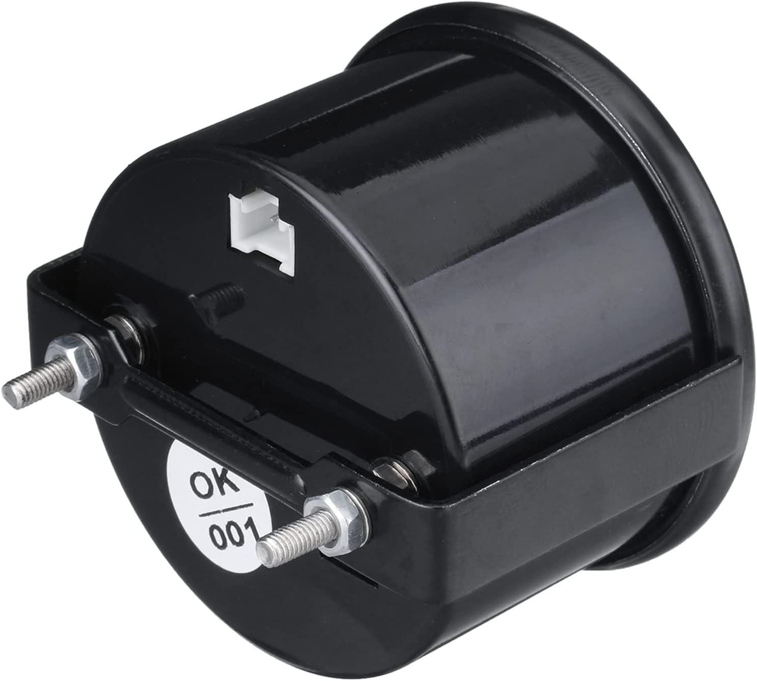 Black 7 Color LED Display 100 PSI Oil Pressure Gauge Kit for Car Truck| Includes Pressure Sensor | 7 Adjustable Color LED | Dual Digital Analog Output |2-1/16" 52mm